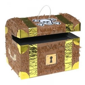 Unique Industries Pinata Pirate Chest - Game Animation - Children Birthday