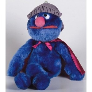 UnitedLabels - 1 Rue Sésame Peluche figurine bébé Super-Grover 25 cm (United Labels)