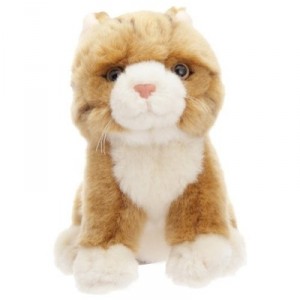 Universal Cards Anna Club - 23179001 - Peluche - Chat Assis - 15 cm - Tricolore