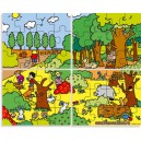 Coffret 4 puzzles de la forêt (Vilac)