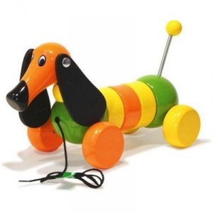 Vilac - 2040 - Jouets à tirer en Bois - Rasta Roxy