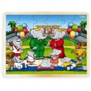 Vilac - 2203 - Babar - Puzzle géant Babar 24 pièces