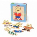 Vilac - 2361 - Jeux et Jouets en Bois - Puzzle lapin Tom