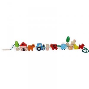 Vilac - 2433 - Jouets Bois - Coffret perles ferme