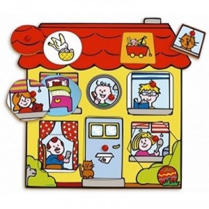 Vilac - 2471 - Toys Wooden - Flush House form (7units)