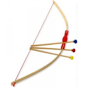 Vilac - 2912 - Toys Wood - Bow + Arrows Dismantled Box Target