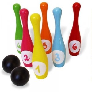 Vilac - 4033 - Outdoors - 6 Bowling Bowling (22 cm)