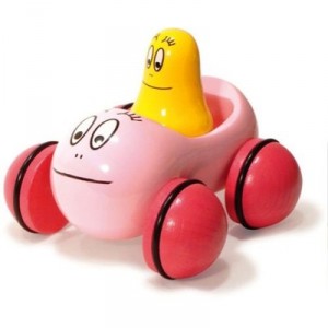 Vilac - 5800 - Wooden Toys - Car Barbapapa - Assorted