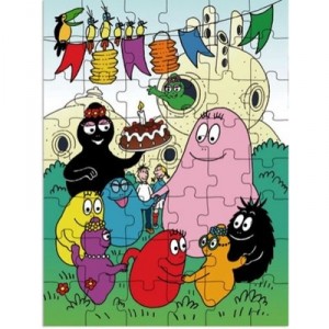 Vilac - 5814 - Barbapapa - Grand Barbapapa puzzle box shaped (48 pieces) (Vilac)