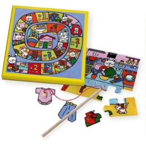 Vilac - 6105 - Board Games - Game of the little ones at home