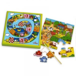 Vilac - 6141 - Board Games - Game of the very small farm