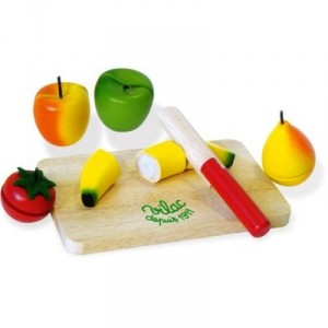 Vilac - 6149 - Wooden Toys - Fruit And Vegetable Carving