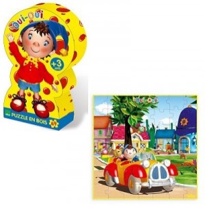 Vilac - Jouets en bois - Grand puzzle Oui Oui boite forme 49 pcs