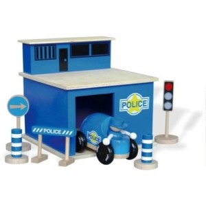 Vilac - Wooden toys - police station