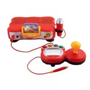 VTech - 80-075294 - V.Smile Console éducative rouge avec jeu Cars - Langue : allemand (Import Allema...