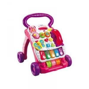 VTech - Baby 80-061774 - Trotter speaking - 2 in 1 - Pink - Language: German (Germany Import)