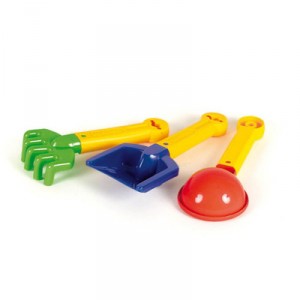 Wader Quality Toys Set de plage 3 pièces