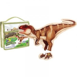 Wild Republic Puzzle wooden floor - T-Rex Dinosaur