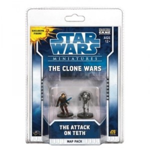 Wizards Of The Coast Star Wars Miniatures - The Clone Wars Map Pack 1 - The Attack on Teth