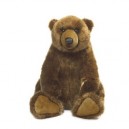 Wwf - 15184002 - Peluche - Grizzly Assis - 47 cm