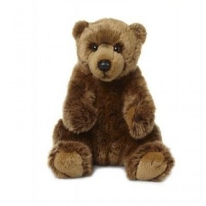 WWF - 15184007 - Plush - Sitting Grizzly - 23 Inches