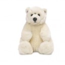 Wwf - 15187004 - Peluche - Ours Polaire Assis - 22 cm