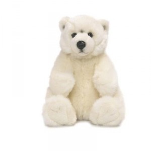 Wwf - 15187004 - Peluche - Ours Polaire Assis - 22 cm