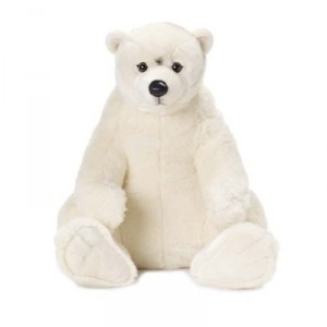 Wwf - 15187006 - Plush - Sitting Polar Bear - 64 cm