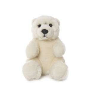 WWF - 15187009 - Peluche - Ours Polaire Assis - 15 Cm