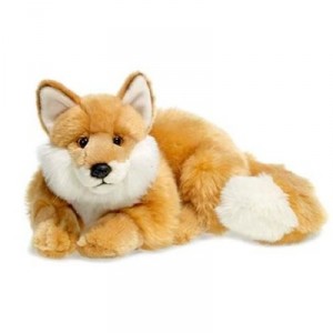 WWF - 15190003 - Peluche - Renard Roux - 23/25 cm - Couché