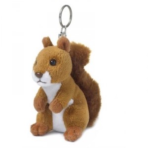 Wwf - 15205010 - Plush - Squirrel Keychain - 10 cm (WWF, Plush and Puppets)