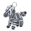 Wwf - 15205027 - Peluche - Porte Clé Zèbre - 10 cm