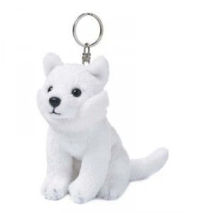 Wwf - 15205032 - Plush - Key Ring Snow Fox - 10 cm (WWF, Plush and Puppets)