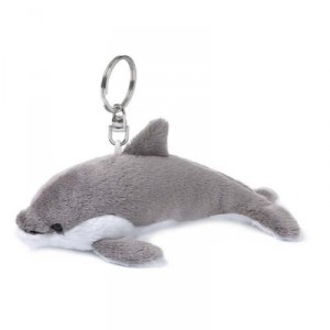 Wwf - 15205037 - Plush - Dolphin Keychain - 10 cm - Grey (WWF)