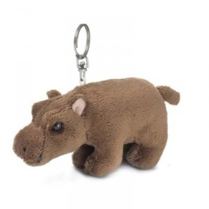 WWF - 15205044 - Plush - Hippo Key Ring - 10 cm (WWF, Plush and Puppets)