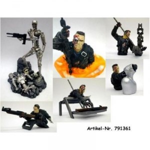 Yamato Usa Terminator 2 - Boîte de 10 dioramas figurines - 8-10 cm