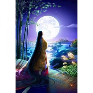 Yanoman - Puzzle 1000 pieces - Kagaya: Lady Moonlight