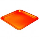 Zak Designs - 0550- 2130E - Plateau carré - 34cm - Orange - Seaside - mélamine