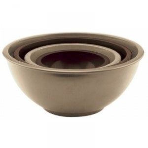 Zak Designs - 1495 - 7005 - Set of 4 bowls - Size M - Chocolate - Taupe