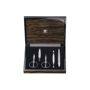 Zwilling J.A. Henckels Zwilling - 97290-010-0 - Set Manucure dans son écrin - Placage Bois Précieux avec Fermoir Magnétique