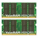 Kingston ValueRAM - Mémoire - : 2 x 2 - SO DIMM 200 broches - - 800 MHz / PC2-6400 - CL... 2 x 2 Go (KVR800D2S5K2/4G)