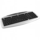 Konektikpc Clavier A4 multimédia argent et noir PS/2 (3524890575037)