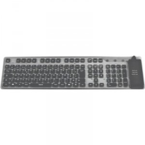 Konektikpc Clavier azerty souple et étanche combo USB + PS/2 - Noir (3524895754413)