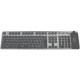 Konektikpc Clavier azerty souple et étanche combo USB + PS/2 - Noir (3524895754413)